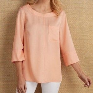 Soft Surroundings Georgia Tencel Tunic Top